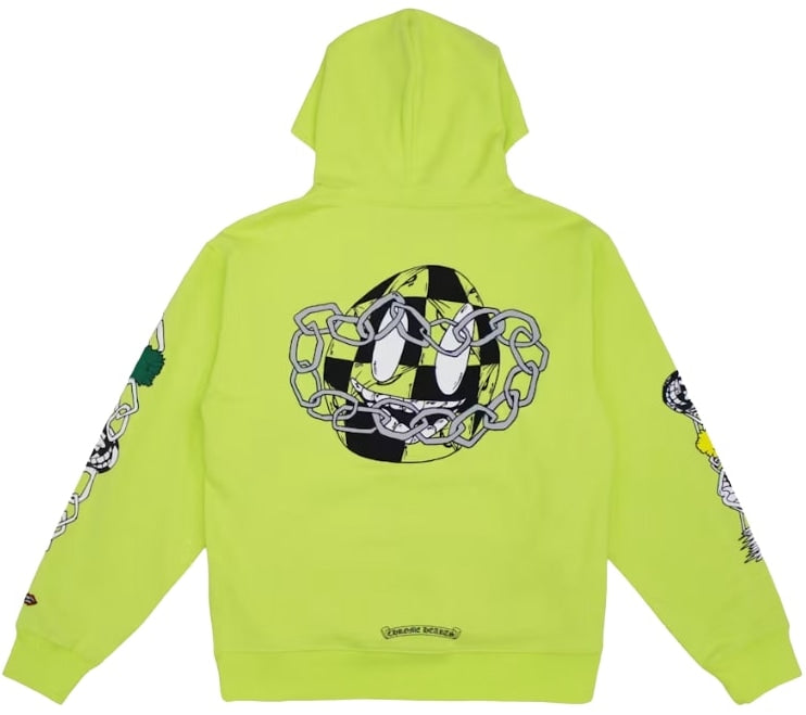 Chrome Hearts Matty Boy 'Link' Lime Hoodie