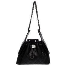 Chanel 'Black' Caviar Quilted Leather Small 25 Hobo Bag