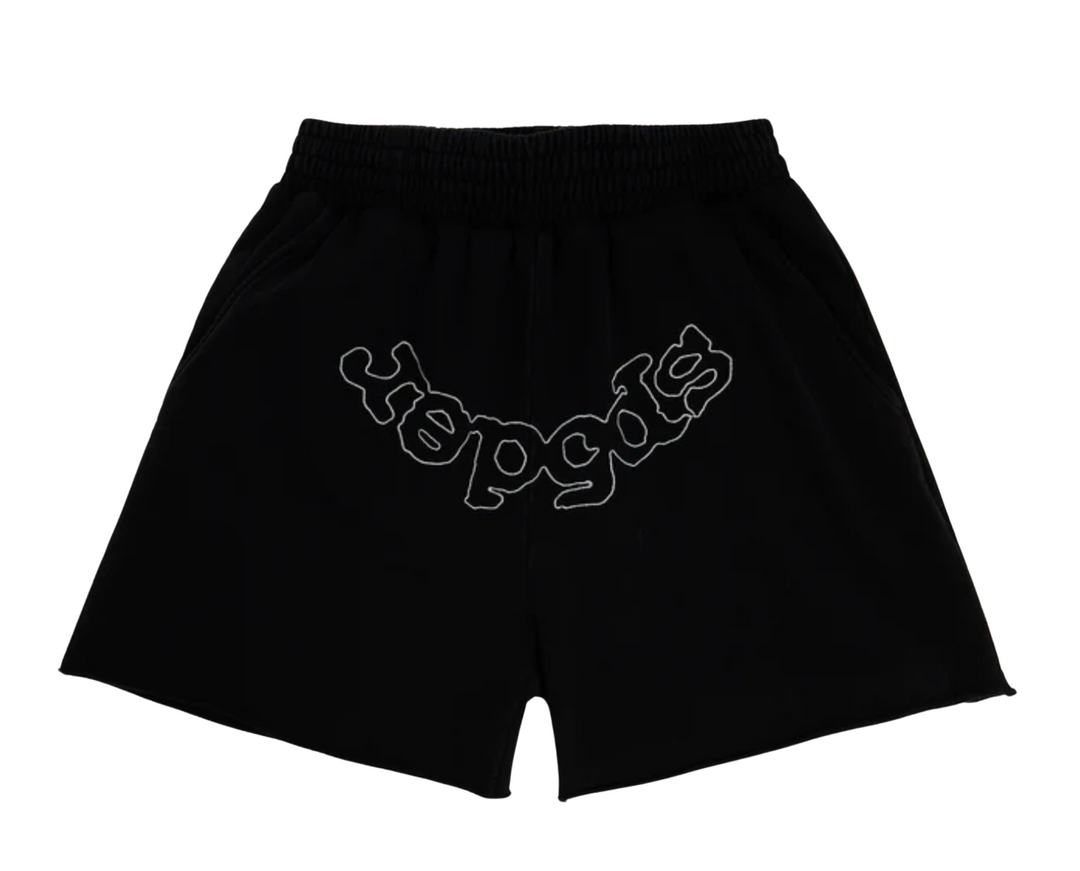 Sp5der 'OG Logo' Black Sweatshorts