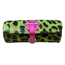 Chrome Hearts 'Green & Pink' Leopard Print Watch Roll