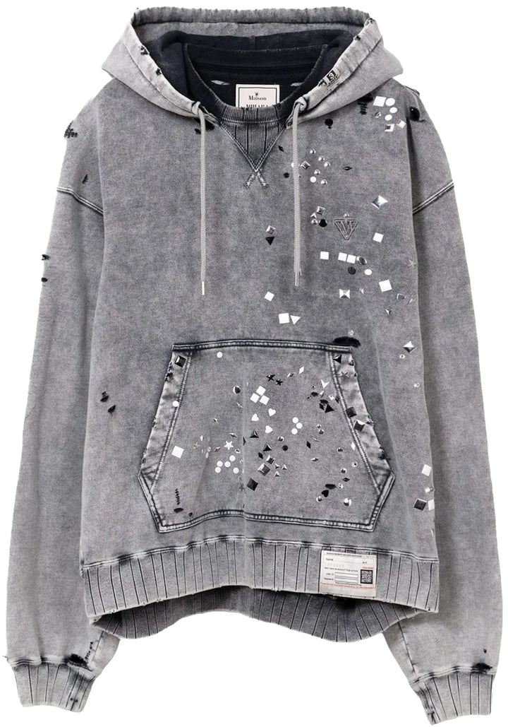 Maison Mihara Yasuhiro 'Embellished' Gray Hoodie