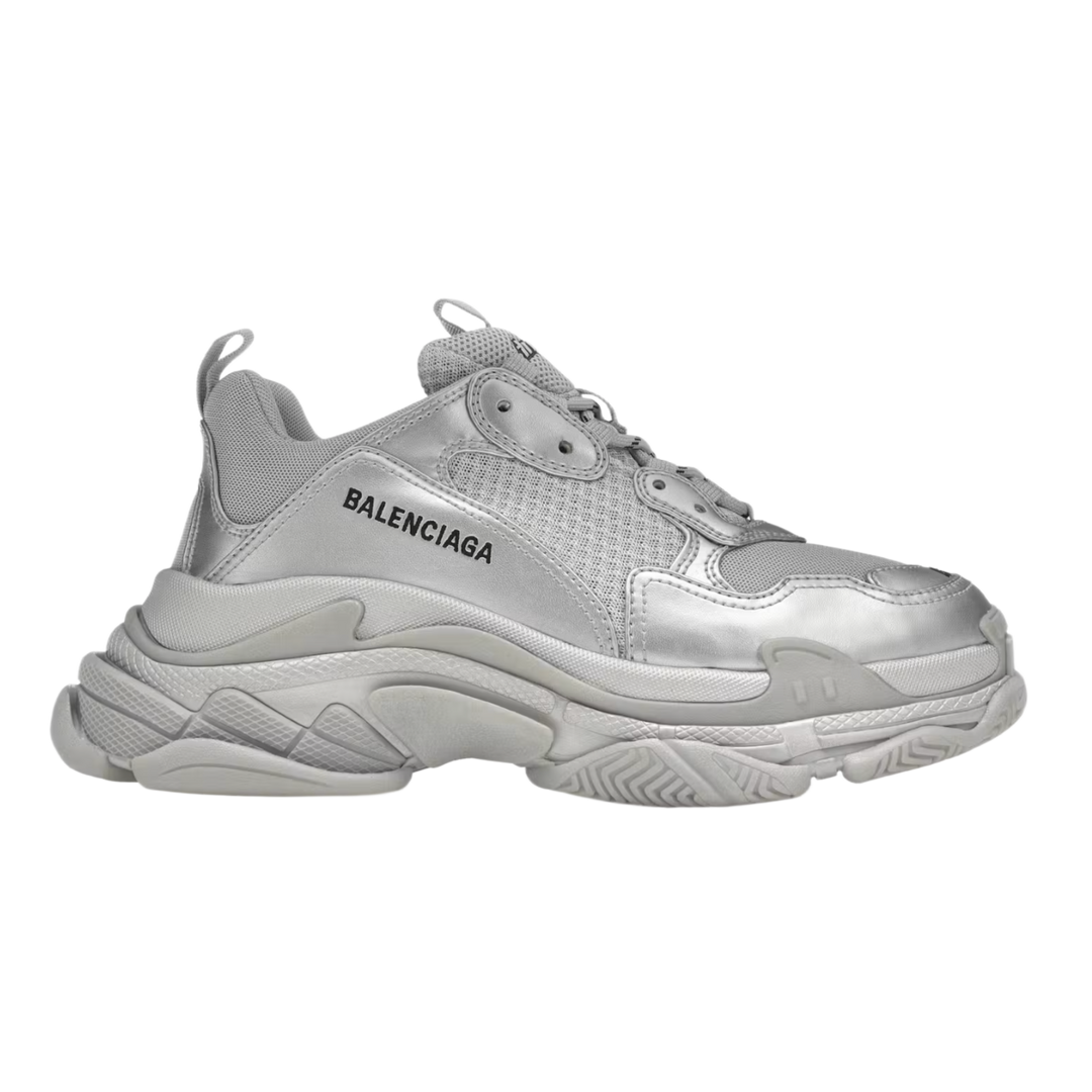 Balenciaga 'Silver' Triple S Sneakers