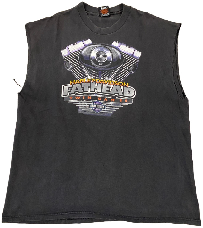 Harley Davidson 'Fathead' Vintage Cutoff Tee