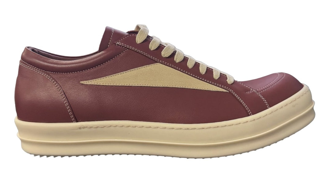 Rick Owens 'Rosewood' Leather Vintage Sneaks