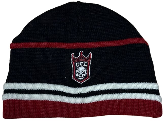 West Coast Choppers 'Red/Beige' Beanie