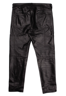 Enfants Riches Déprimés 'Black' Leather Carpenter Pants