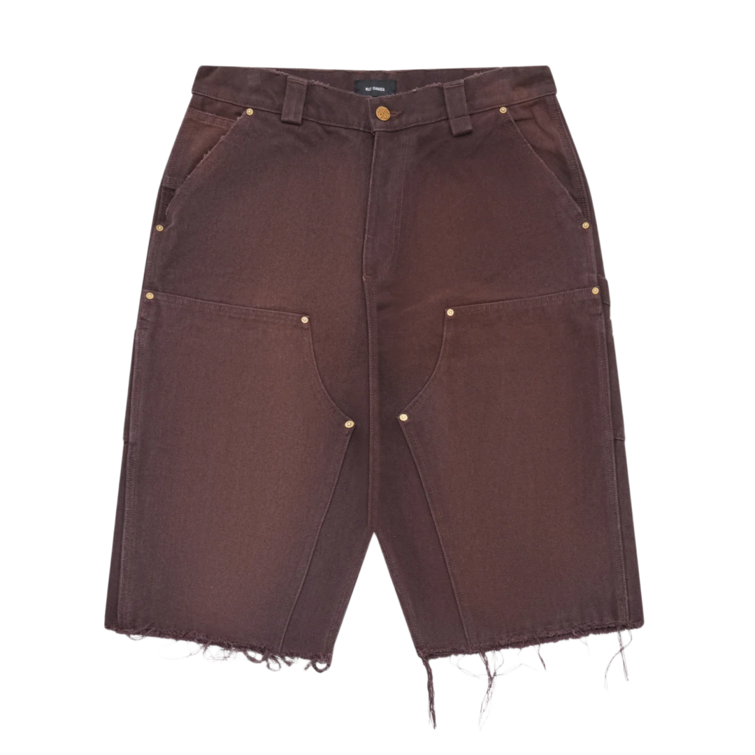 Willy Chavarria 'Brown' Workwear Carpenter Shorts 