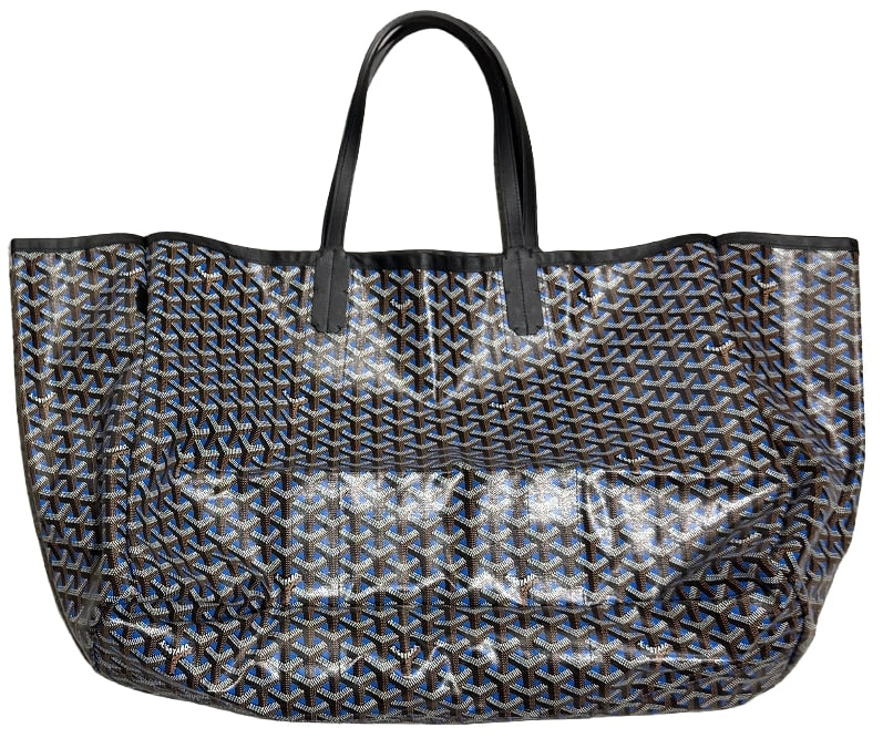 Goyard 'Blue' Goyardine Reversible Roseline Bag