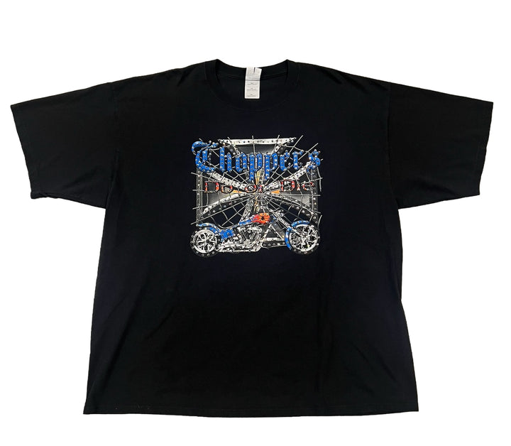 Choppers 'Do or Die' Rhinestone Vintage Tee