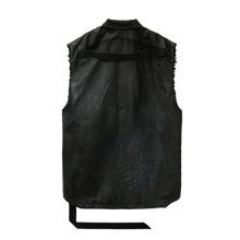 Rick Owens 'Black' Tommy Jumbo Sleeveless Overshirt
