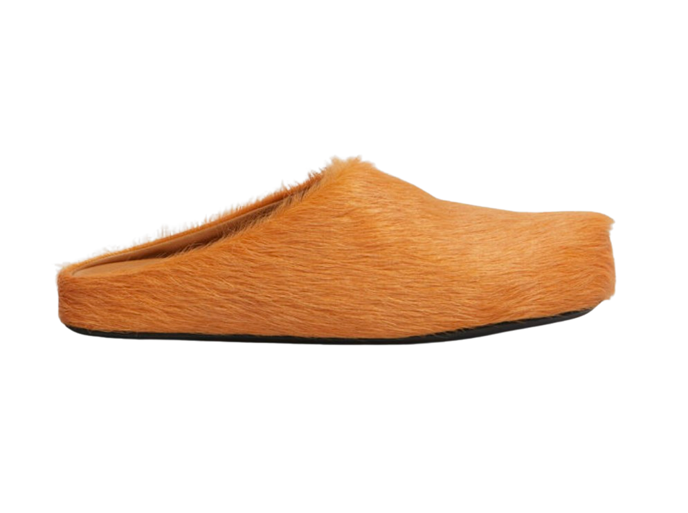 Marni 'Light Orange' Sabot Slippers