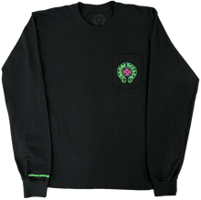 Chrome Hearts 'Miami Staff Pink Green' Horseshoe Logo Black Longsleeve