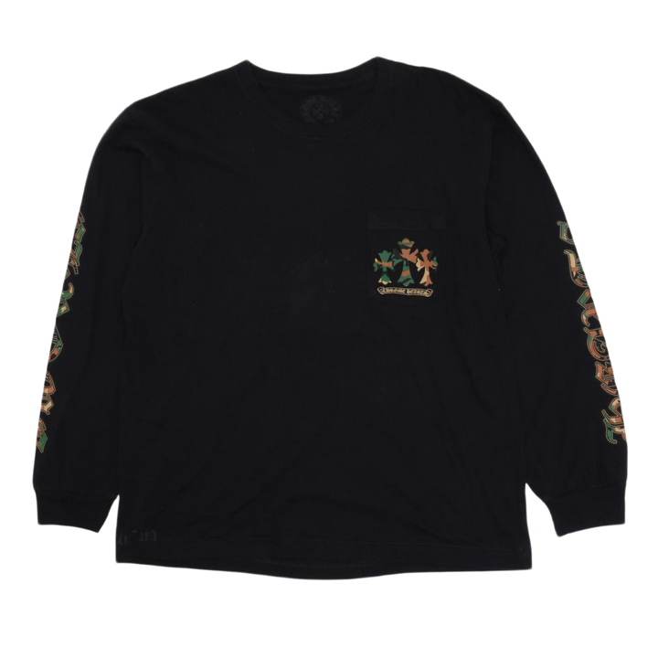 Chrome Hearts 'Black' Cemetery Cross Longsleeve