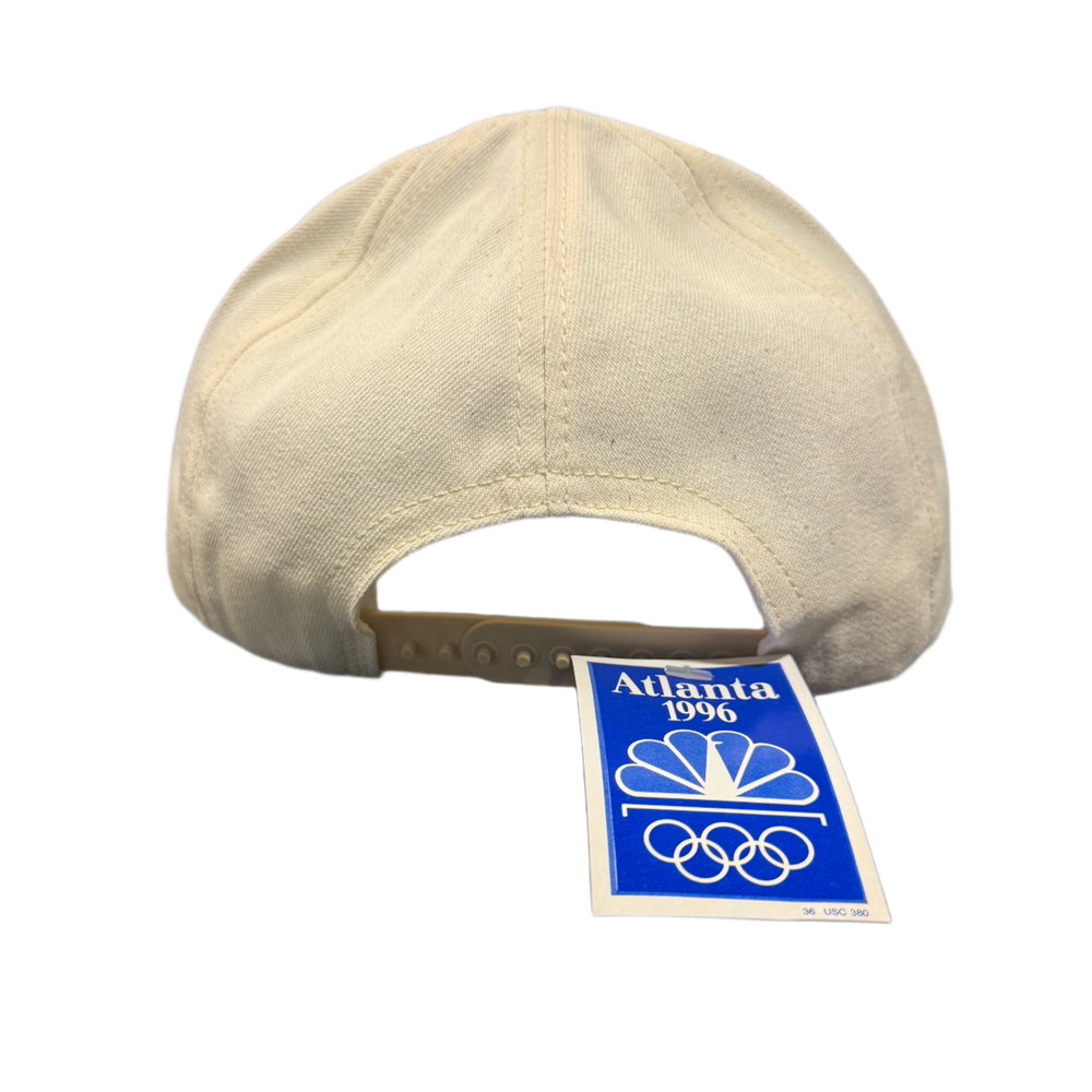 NBC 'Atlanta 1996 Summer Olympics' Cream Snapback Vintage Hat