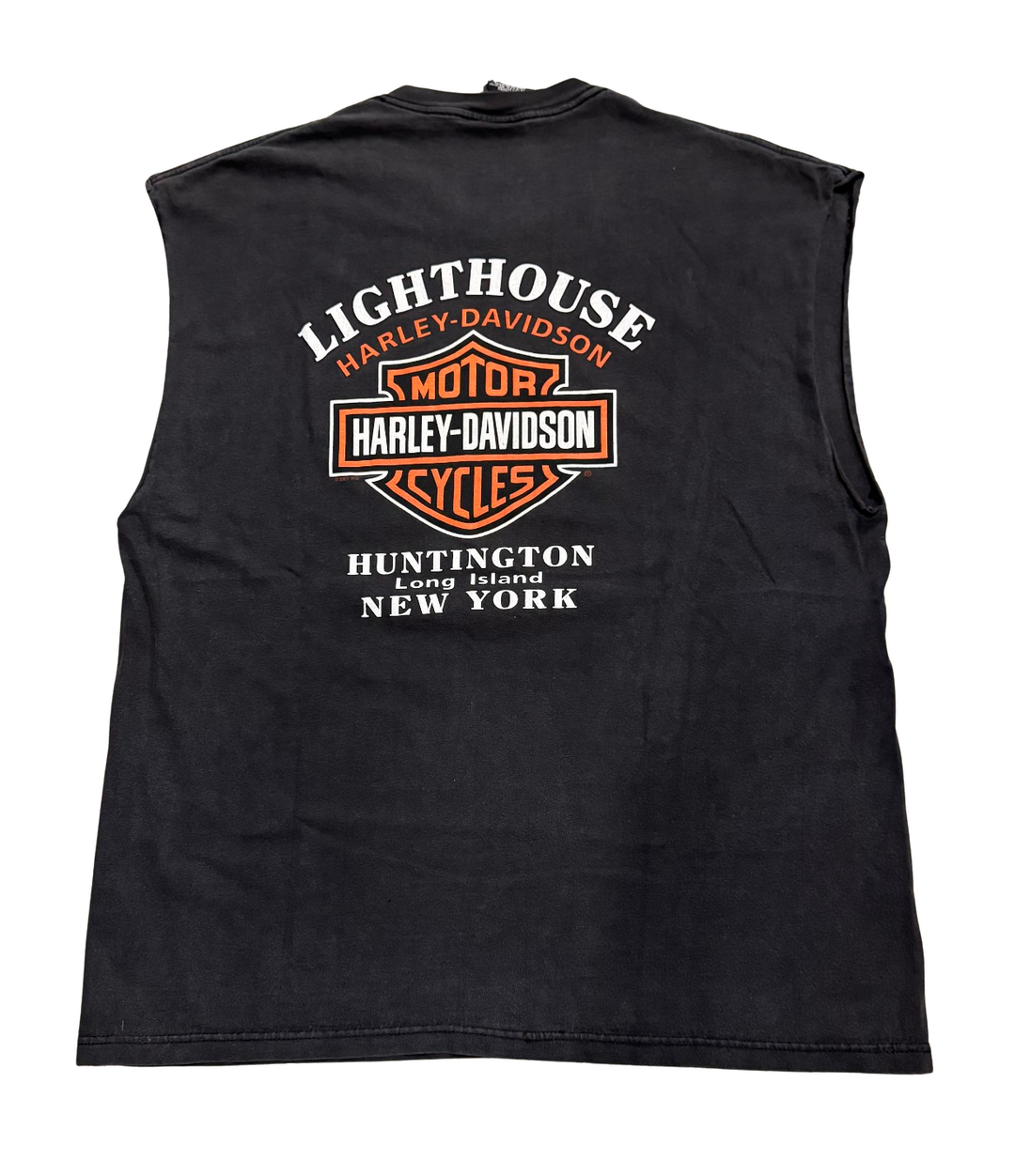 Harley Davidson 'Lighthouse' Vintage Cut Off Tee
