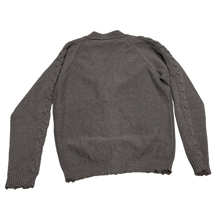 Bottega Veneta 'Grey Merino Wool' V-Neck Cardigan