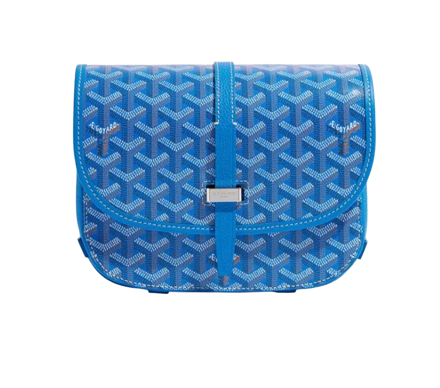 Goyard 'Sky Blue' Belvedere PM Bag