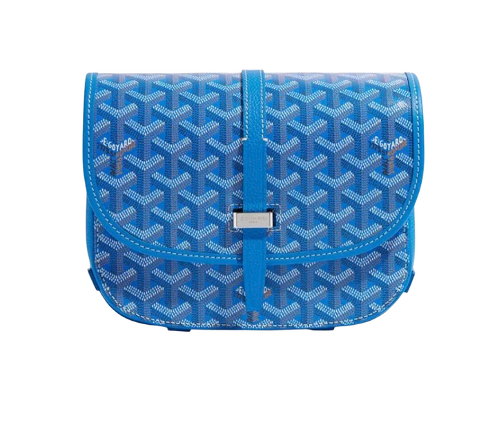 Goyard 'Sky Blue' Belvedere PM Bag