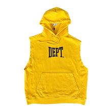 Gallery Dept 'Yellow' Cutoff Logo Hoodie