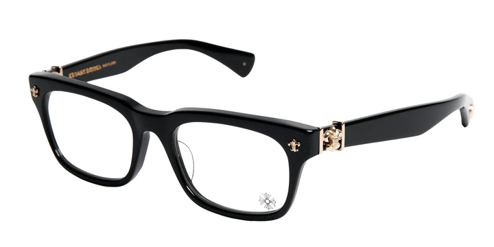 Chrome Hearts 'Gittin Any?' 18k Gold Black Glasses
