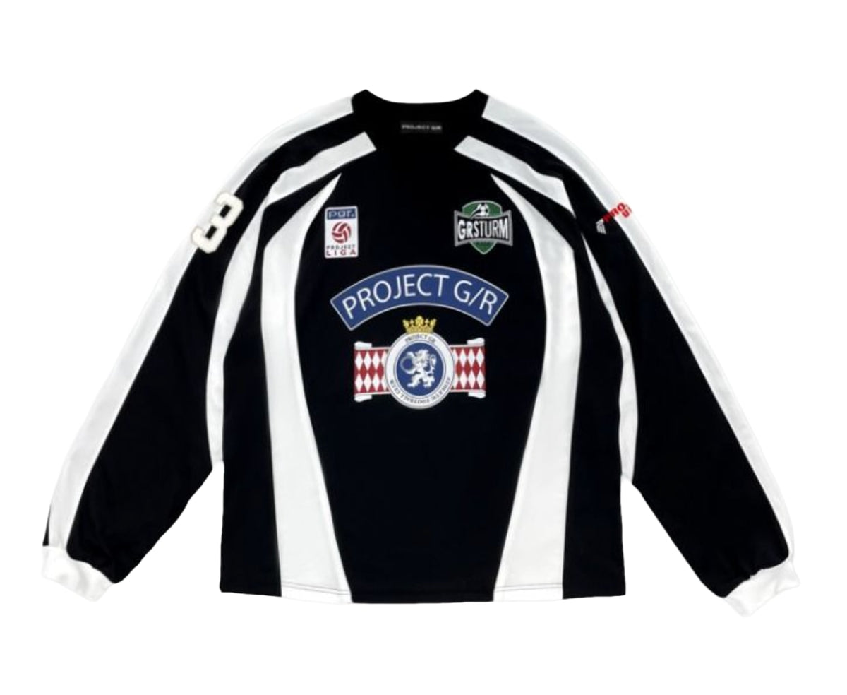 Project G/R 'Football' Black Longsleeve Jersey