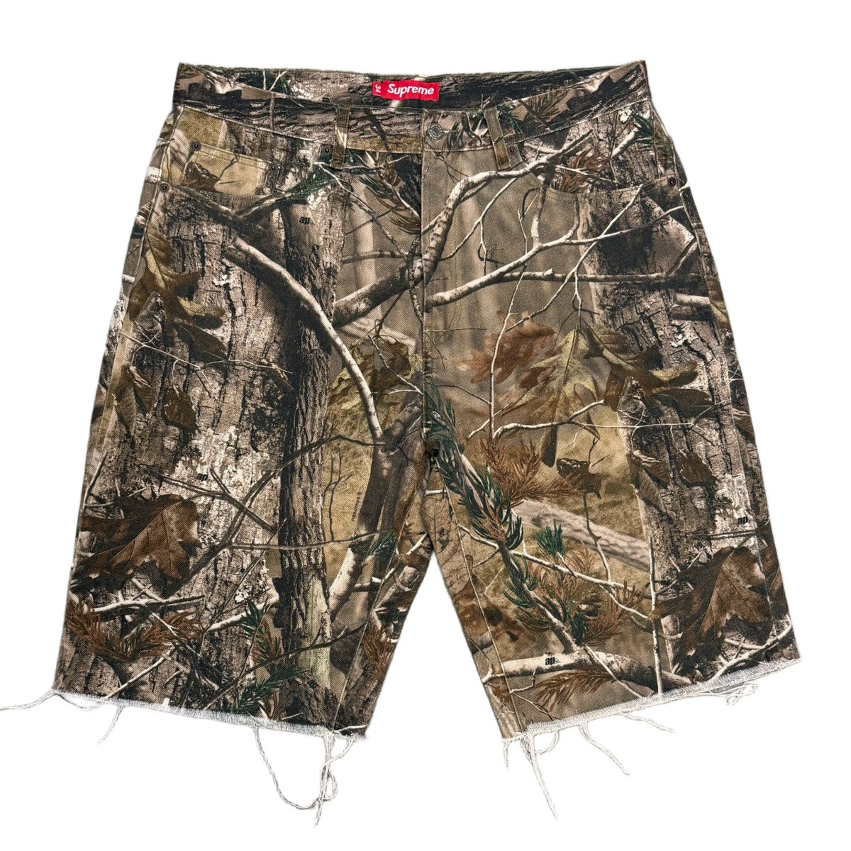 Supreme 'Tree Camo' Denim Shorts