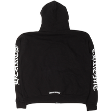 Chrome Hearts 'Black' Vertical Logo Zip Up Hoodie