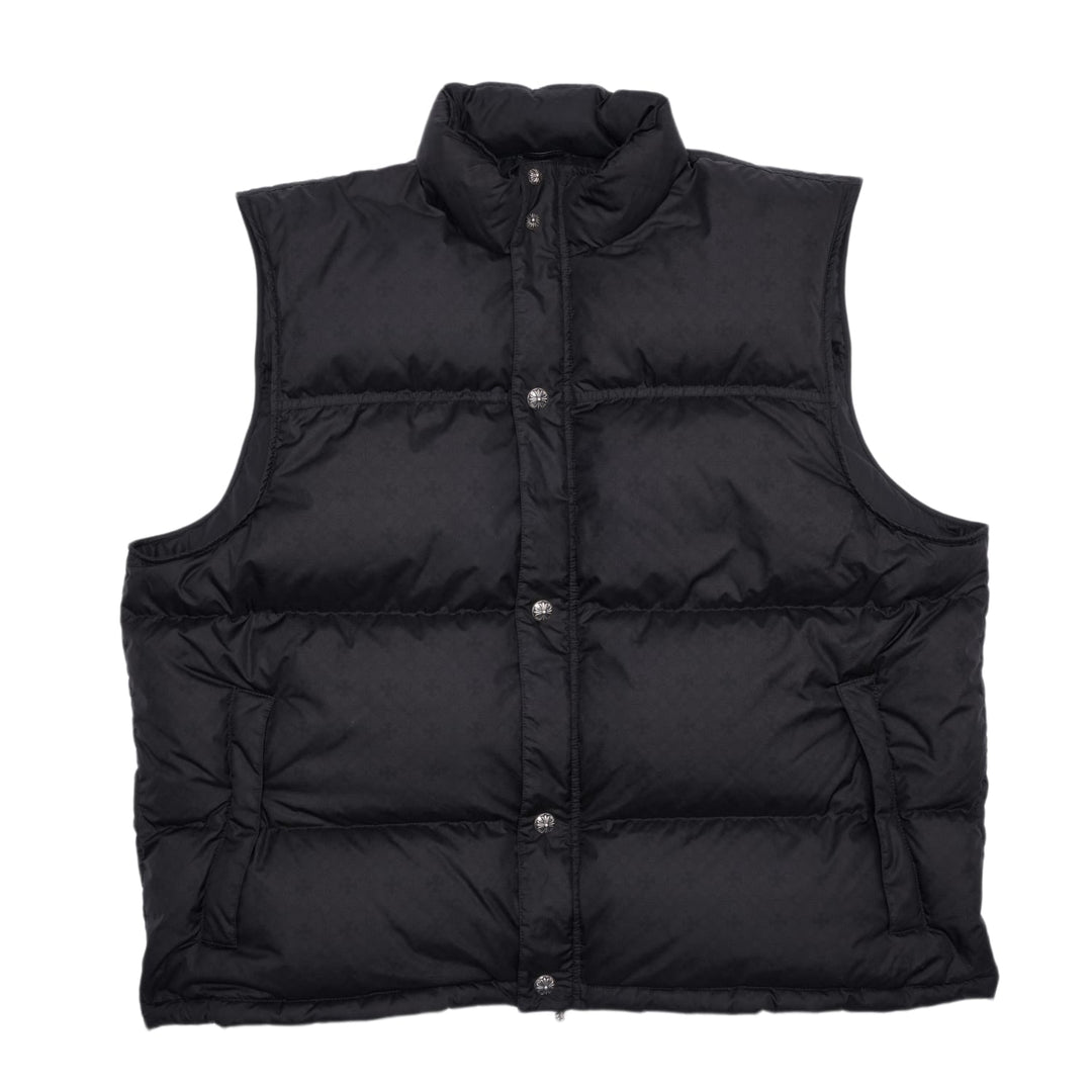 Chrome Hearts 'Black Monogram' Puffer Vest