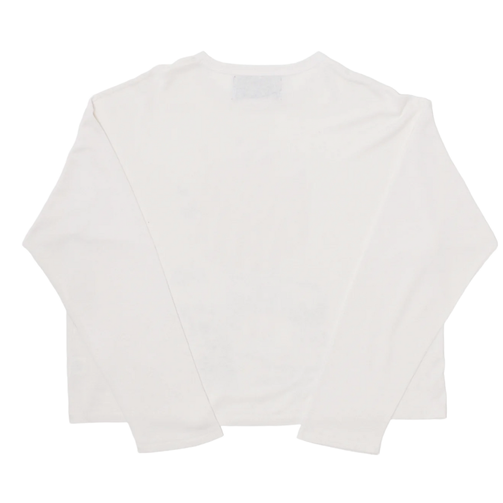 Paly Rolling Stones 'Cream' Stones Embroidered Longsleeve Tee