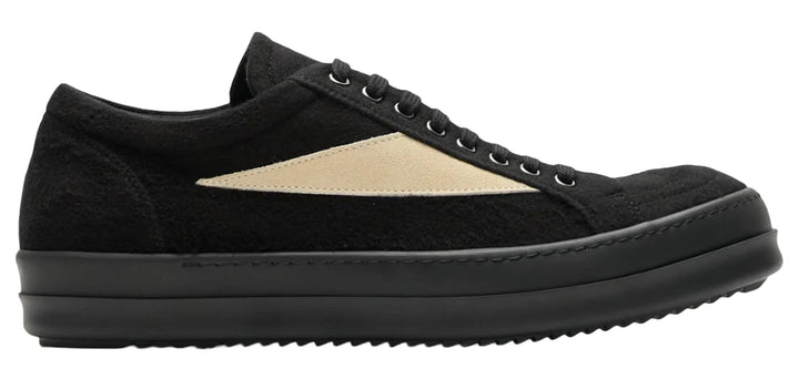 RIck Owens DRKSHDW 'Black Felt Suede' Vintage Sneakers