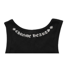 Chrome Hearts Vintage Women's 'Black' Studded Floral Heart Tank Top