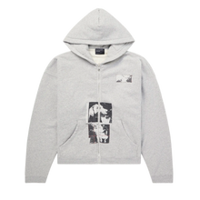 Enfants Riches Déprimés 'Appliquéd' Grey Cotton Zip Up Hoodie
