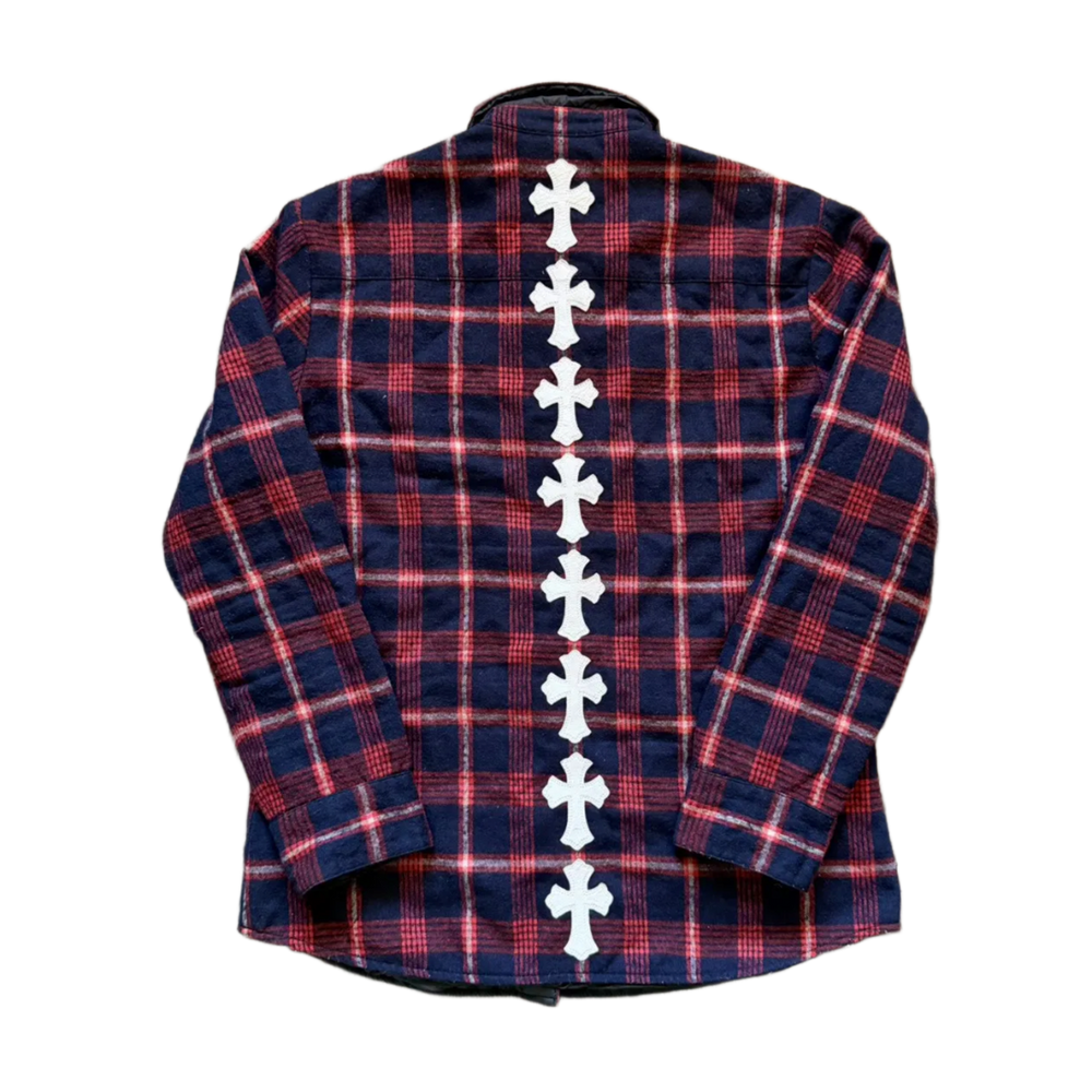 Chrome Hearts '20 Patch' Reversible Flannel