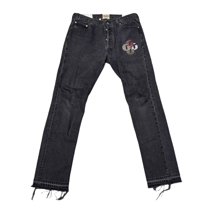 Gallery Dept 'Black 5001 Straight Leg G Patch' Jeans