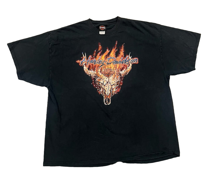 Harley Davidson 'Motown' Rhinestone Vintage Tee