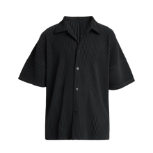 Homme Plissé Issey Miyake 'Black' Pleated Button Down Shirt
