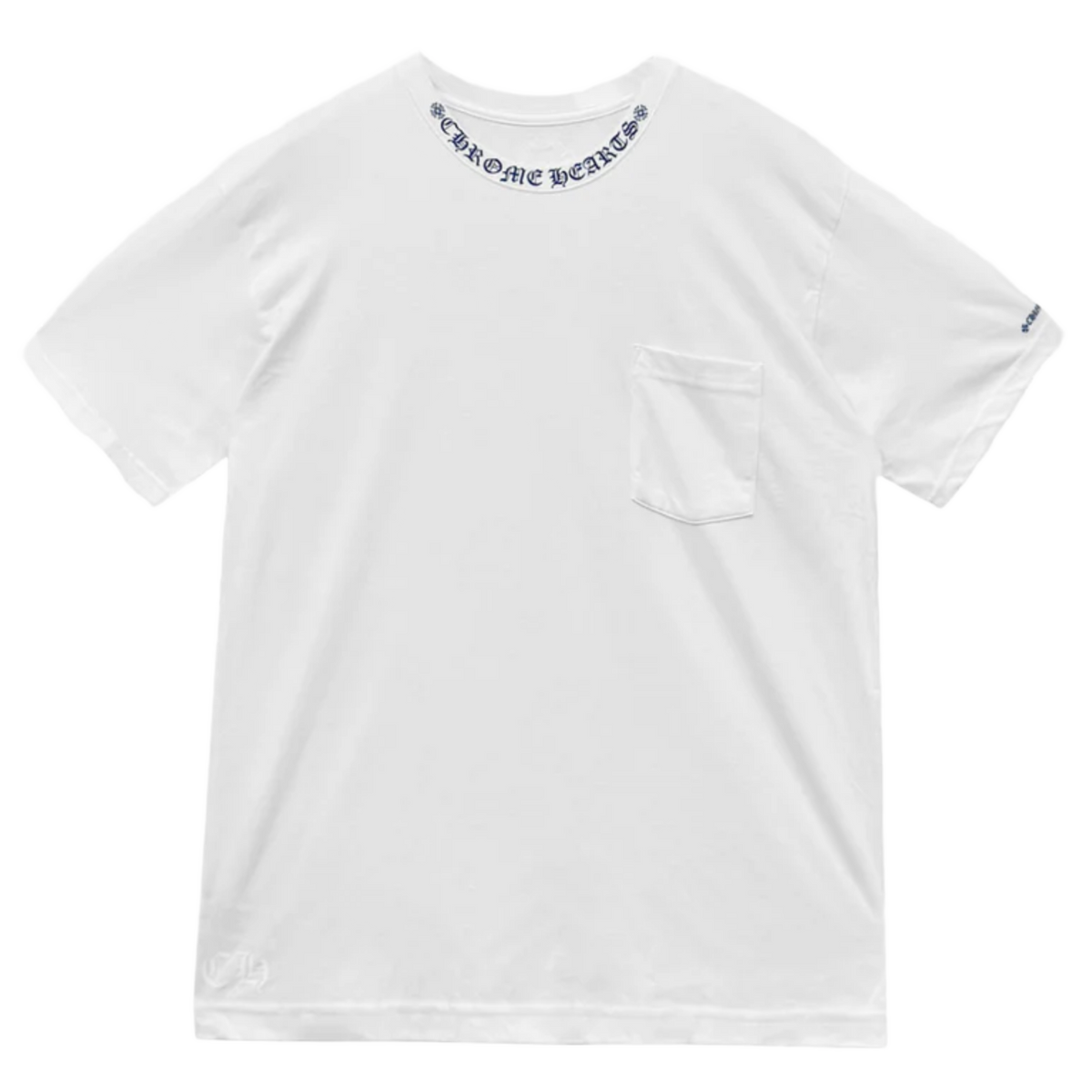 Chrome Hearts 'Collar Logo' White Tee