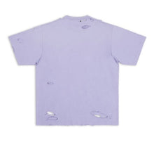 Balenciaga 'Purple Oversized Distressed' Tee