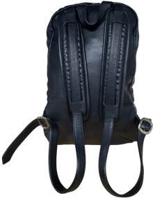 Chrome Hearts 'Cemetery' Black Leather Cross Patch 7th Grade Backpack