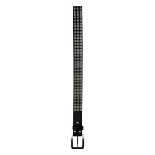 Bossi 'Silver on Black' Studded Belt
