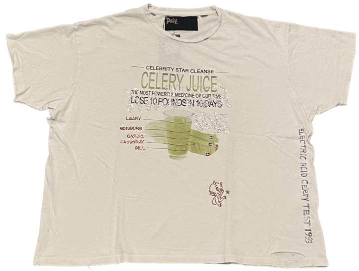 Paly 'Celery Cleanse' Cream Tee
