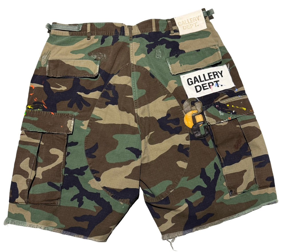 Gallery Dept. 'Woodland Camo' G Patch Cargo Shorts