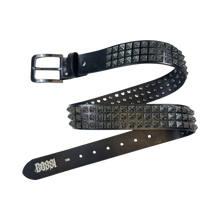 Bossi 'Black on Black' Studded Belt