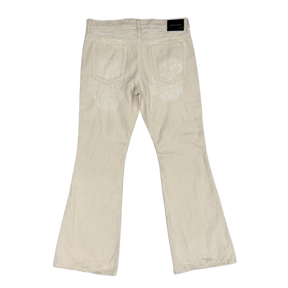 Cout De La Liberte 'Tan' Twill Jeans