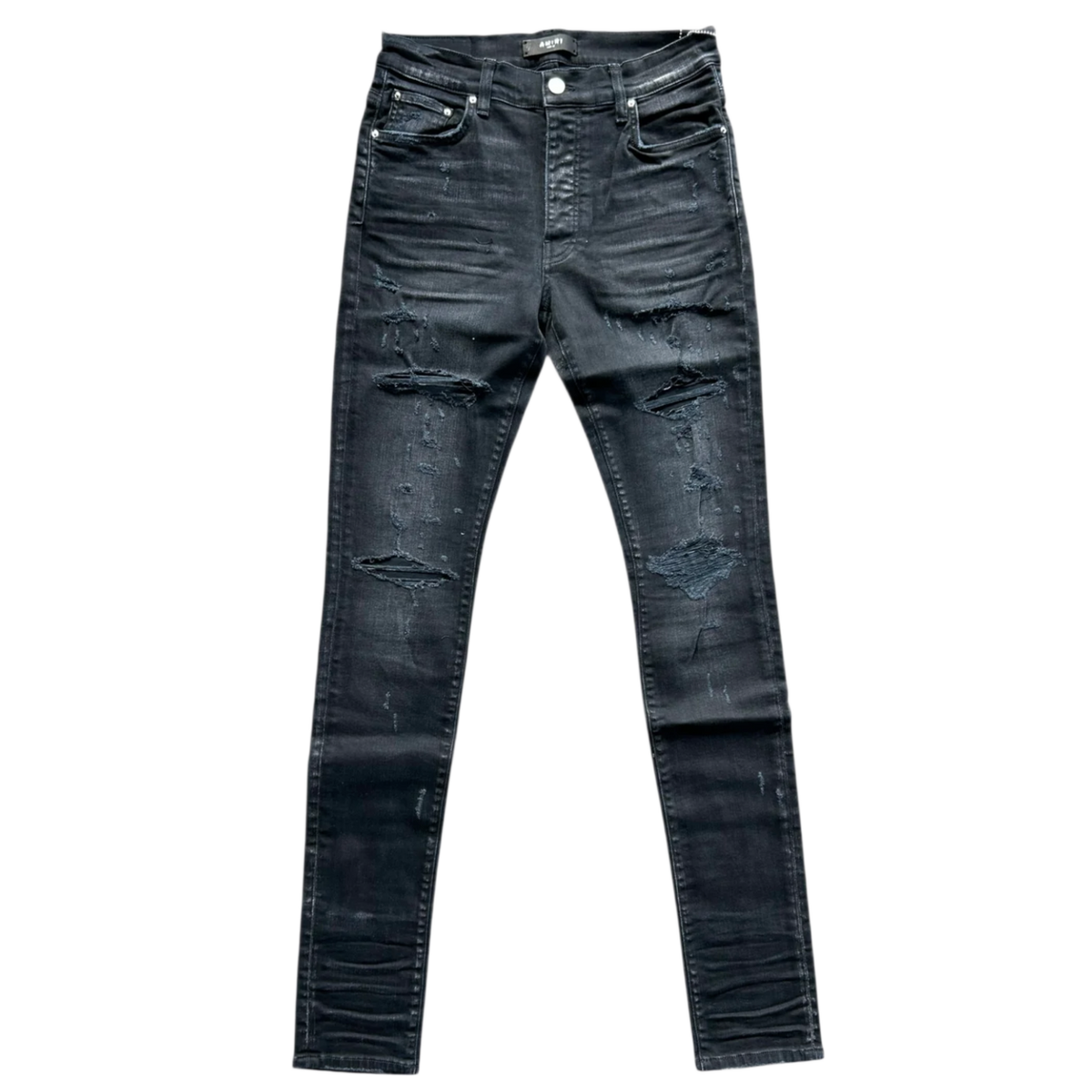 Amiri 'Aged Black Thrasher Plus' Jeans
