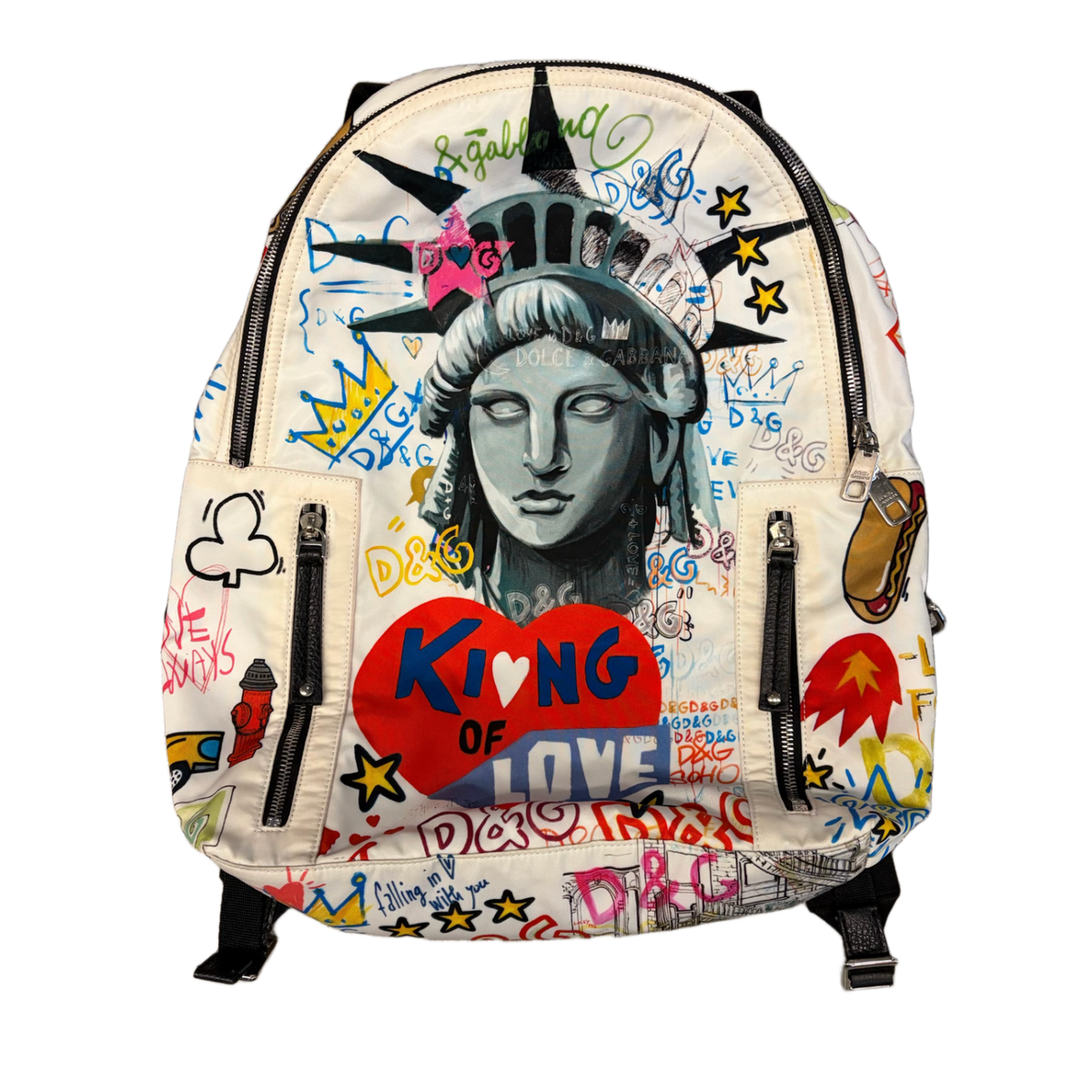 Dolce & Gabbana 'Printed' Nylon Backpack