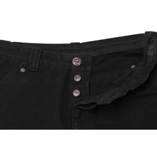 Chrome Hearts '12 Patch' Black Denim Shorts
