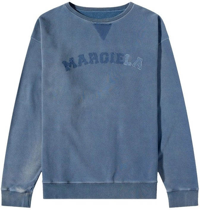 Maison Margiela 'Overdyed' Logo Oversized Crewneck