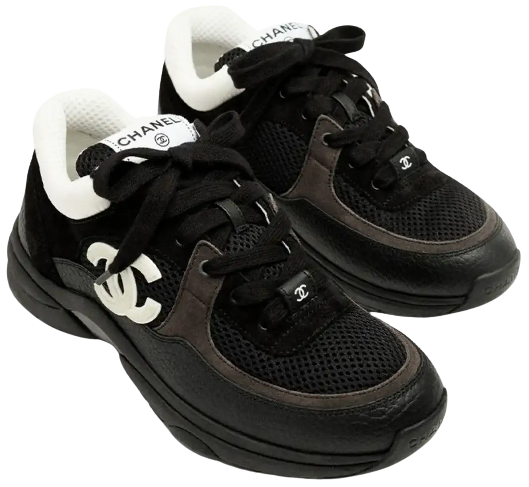 Chanel 'Black White' Trainer Sneakers