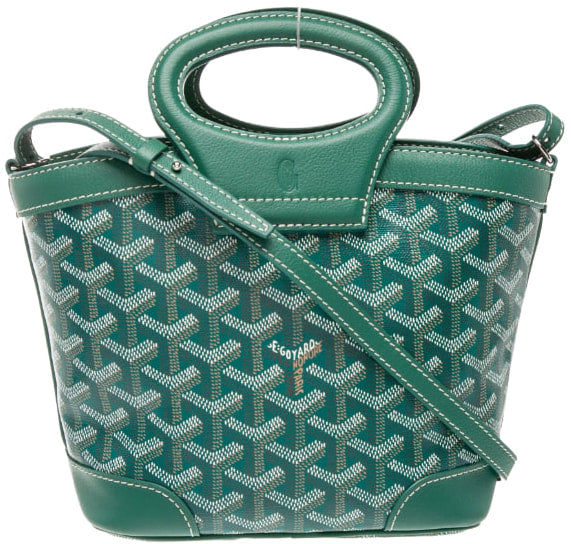 Goyard 'Green' Mini Beluga Crossbody Top Handle Bag